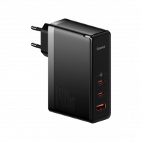 Мережевий зарядний пристрій Baseus GaN5 Pro 3 порта, USB + Type-C 140W Черный (CCGP100201) , Атикул LP20422 |  купить на VILKI.NET - фото № 1