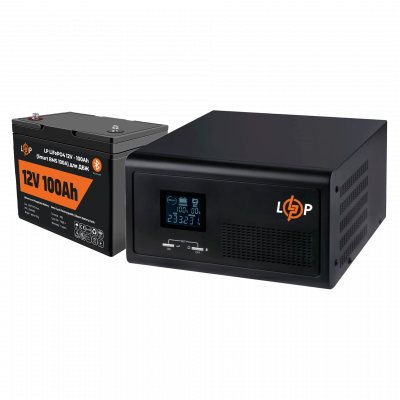 Комплект резервного живлення LP (LogicPower) ДБЖ + літієва (LiFePO4) батарея (UPS 1500VA + АКБ LiFePO4 1280W) - изображение 1