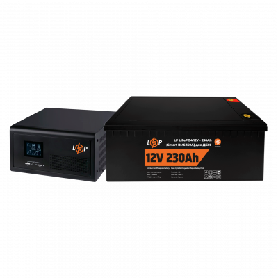 Комплект резервного живлення LP (LogicPower) ДБЖ + літієва (LiFePO4) батарея (UPS 1500VA + АКБ LiFePO4 2944W) - изображение 1