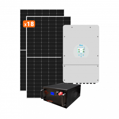 Солнечная электростанция (СЭС) Премиум Deye 10kW АКБ 10kWh LiFePO4 195 Ah