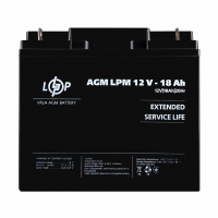 Акумулятор AGM LPM 12V - 18 Ah , Атикул LP4133 |  купить на VILKI.NET - фото № 1