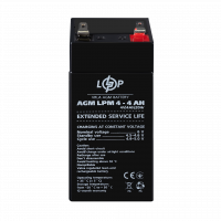 Акумулятор AGM LPM 4V - 4 Ah  - фото № 2