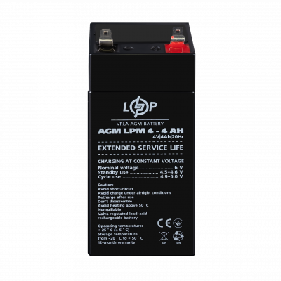 Акумулятор AGM LPM 4V - 4 Ah