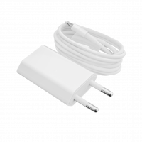 Зарядний пристрій + кабель Lightning LP АС-005 USB 5V 1A ОЕМ White  - фото № 2
