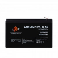 Акумулятор AGM LPM 12V - 12 Ah