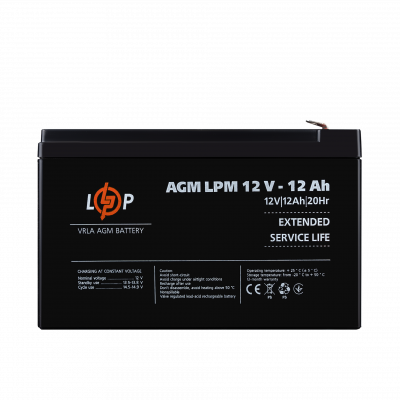 Аккумулятор AGM LPM 12V - 12 Ah