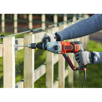 Перфоратор мережевий SDS-Plus BLACK+DECKER BEHS02K - зображення 9