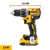 Дрель-шуруповерт аккумуляторная бесщёточная DeWALT DCD791NT - № 7