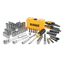 Набор головок, бит, ключей шестигранных 1/4 и 3/8, 108 предметов. DeWALT DWMT73801-1 , Атикул LP27822 |  купить на VILKI.NET - фото № 1