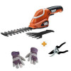 Кущоріз-ножиці акумуляторні BLACK+DECKER GSL700KIT  Black+Decker - № 1