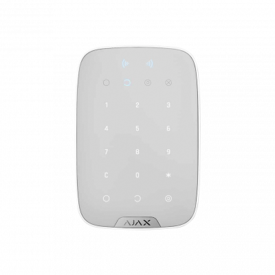 Бездротова сенсорна клавіатура AJAX KeyPad Plus (white)