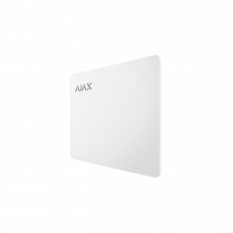Захищена безконтактна картка для клавіатури AJAX Pass - 100 шт. (white)