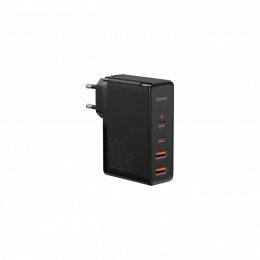 Мережевий зарядний пристрій Baseus GaN2 Pro 3 порта, USB*2 + Type-C*2 100W Чорний (CCGAN2P-L01)