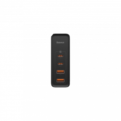 Мережевий зарядний пристрій Baseus GaN2 Pro 3 порта, USB*2 + Type-C*2 100W Чорний (CCGAN2P-L01) - зображення 2