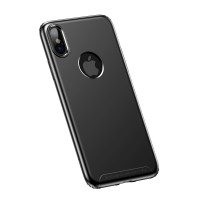 Чехол Baseus для iPhone X/Xs Soft Case Black (WIAPIPHX-SJ01)  - фото № 2