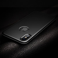 Чехол Baseus для iPhone X/Xs Soft Case Black (WIAPIPHX-SJ01)  - фото № 5