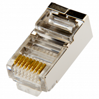 Конектор RJ45 FTP-8P8С (100 шт)  - фото № 2