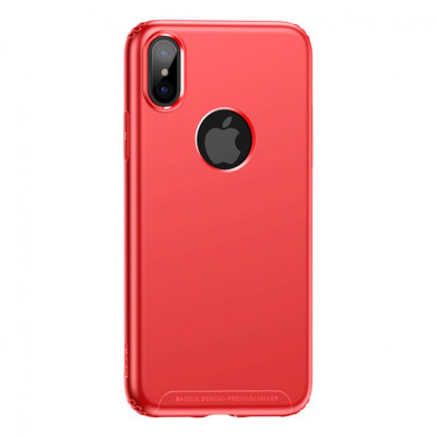 Чохол Baseus для iPhone X/X Soft Case Red (WIAPIPHX-SJ09) - зображення 1