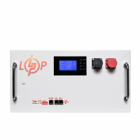 Акумулятор LP LiFePO4 51,2V - 280 Ah (14336Wh) (BMS SP 200A/100А) RM RS485/CAN LCD WH  - фото № 2