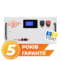 Акумулятор LP LiFePO4 51,2V - 280 Ah (14336Wh) (BMS SP 200A/100А) RM RS485/CAN LCD WH , Атикул LP38155 |  купить на VILKI.NET - фото № 1