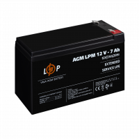 Акумулятор AGM LPM 12V - 7 Ah  - фото № 3