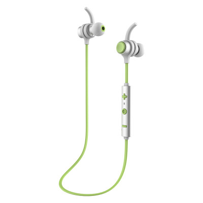 Бездротові навушники Baseus B16 Comma Silver/Green (NGB16-06) - зображення 1