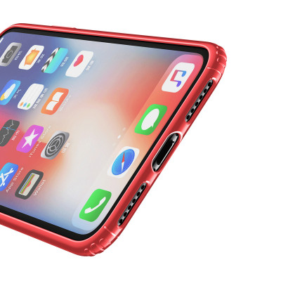 Чохол Baseus для iPhone X/X Soft Case Red (WIAPIPHX-SJ09) - зображення 4
