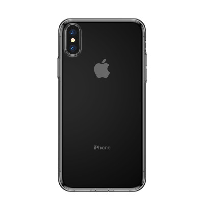 Чохол Baseus для iPhone Xs Max Simplicity Прозорий Чорний (ARAPIPH65-A01) - зображення 7