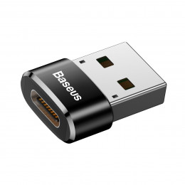 Перехідник Baseus Female Type-C to USB Чорний (CAAOTG-01)