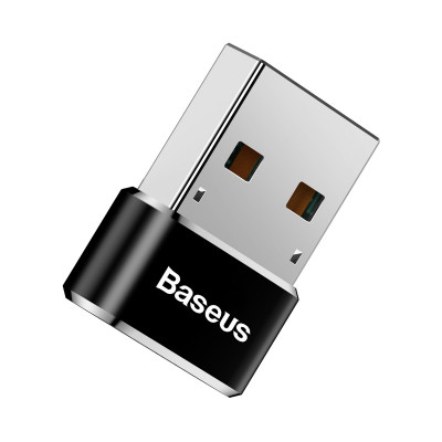 Переходник Baseus Female Type-C to USB Черный (CAAOTG-01)