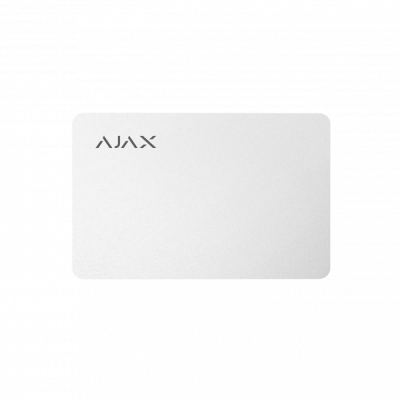 Захищена безконтактна картка для клавіатури AJAX Pass - 10 шт. (white) - изображение 3