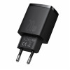 Зарядний пристрій Baseus Compact Quick Charger USB+Type-C 20W Чорний (CCXJ-B01) - № 3