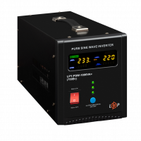 ДБЖ LogicPower LPY-PSW-1000VA+ (700Вт) 10A/20A з правильною синусоїдою 12V (Колір чорний) - фото № 2