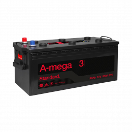 Акумулятор авто Мегатекс A-mega Standard (М3) 6СТ-140-АЗ (лев) ТХП 800