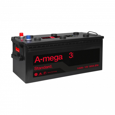 Акумулятор авто Мегатекс A-mega Standard (М3) 6СТ-140-АЗ (лев) ТХП 800 - зображення 1