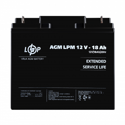 Акумулятор AGM LPM 12V - 18 Ah для Mercedes - зображення 1