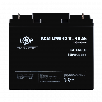 Акумулятор AGM LPM 12V - 18 Ah для Mercedes - изображение 1