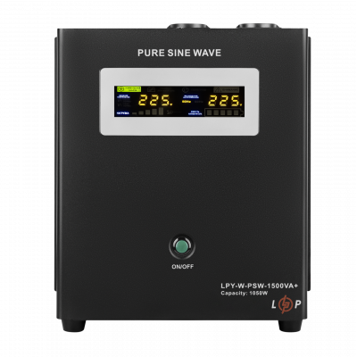 Комплект резервного живлення LP (LogicPower) ДБЖ + гелева батарея (UPS W1500 + АКБ GL 3300W) - зображення 2