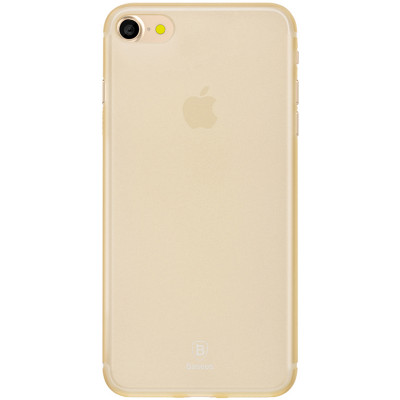 Чохол Baseus для iPhone SE 2020/8/7 Slim Transparent Gold (WIAPIPH7-CT0V) - зображення 1