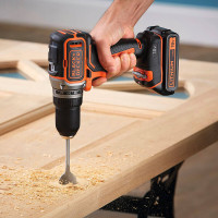 Дрель-шуруповерт аккумуляторная бесщёточная BLACK+DECKER BL186N  - фото № 4