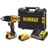 Дрель-шуруповёрт аккумуляторная бесщёточная DeWALT DCD800E2T  DeWALT - № 1