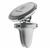 Автоутримувач Baseus Magnetic Air Vent Car Mount Holder Silver (SUGX-A0S)  Baseus - № 1