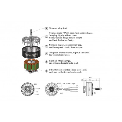 Мотор BrotherHobby Avenger V4 32.5x12 950KV