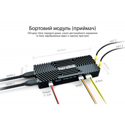 Цифрова система зв'язку CubePilot HEX Herelink v2 1080p - изображение 8