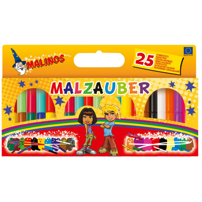 Чарівні фломастери які міняють колір MALINOS Malzauber 25 (12 + 9 + 4) шт - изображение 2