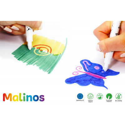 Чарівні фломастери які міняють колір MALINOS Malzauber 25 (12 + 9 + 4) шт - зображення 3