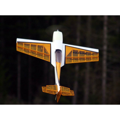 Літак радіокерований Precision Aerobatics Katana Mini 1020мм KIT (жовтий) - зображення 1