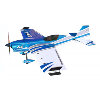 Літак радіокерований Precision Aerobatics XR-61 1550мм KIT (синій) - зображення 1