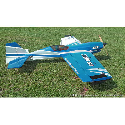 Літак радіокерований Precision Aerobatics XR-61 1550мм KIT (синій) - изображение 2