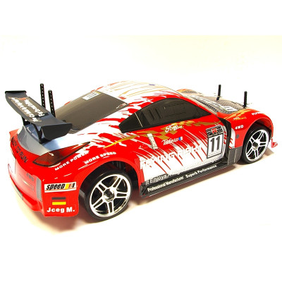 Радіокерована модель Дрифт 1:10 Himoto DRIFT TC HI4123BL Brushless (червоний) - зображення 3